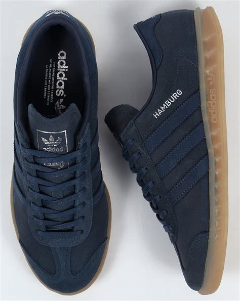 adidas Originals Hamburg trainers in blue 